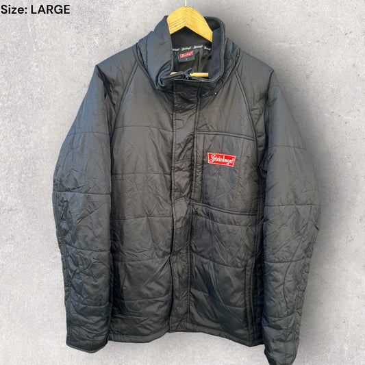 STEINLAGER BLACK PUFFER JACKET