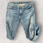 NUDIE JEANS THIN FINN NAVY BLAZE ORGANIC COTTON JEANS