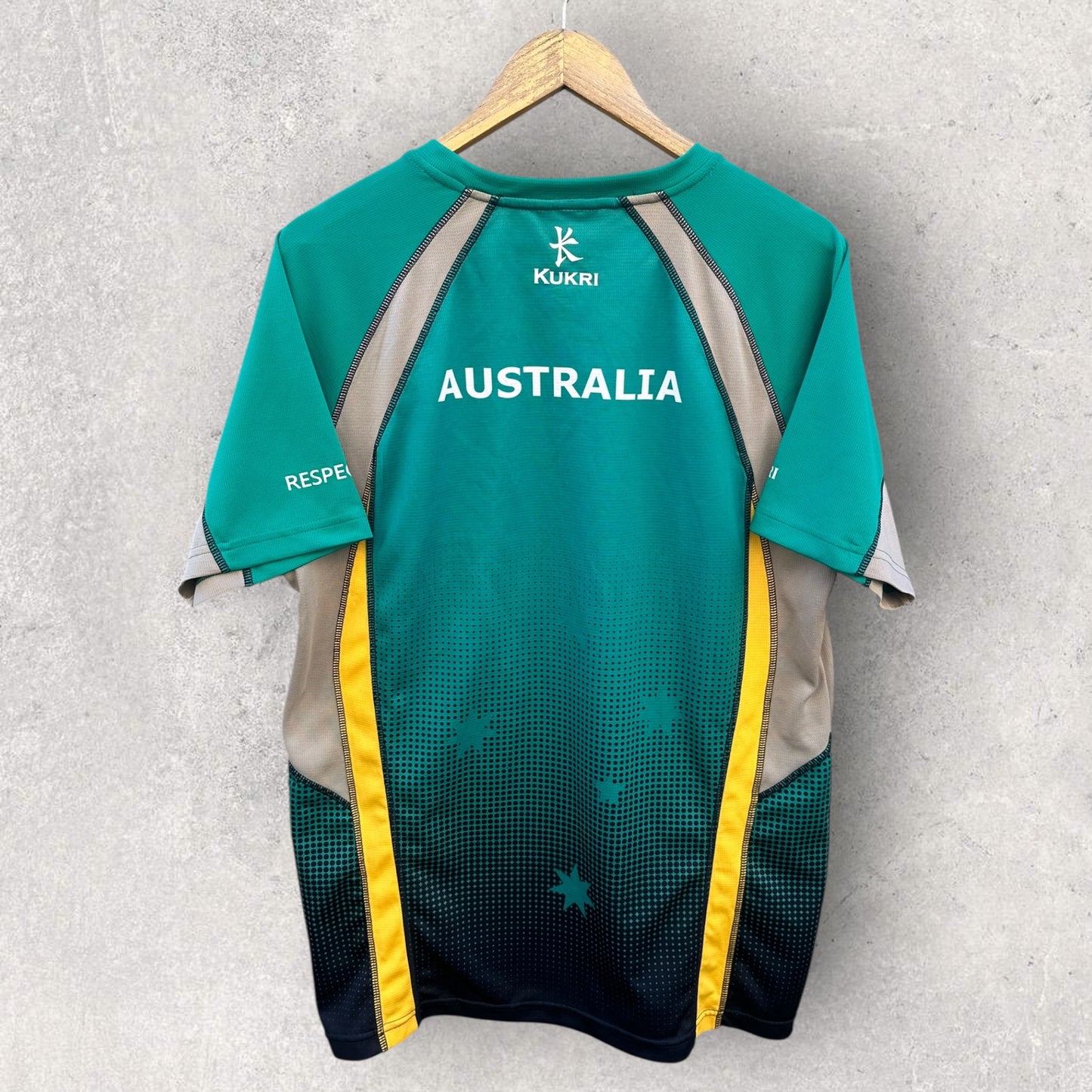 AUSTRALIA UNIROOS GREEN TRAINING JERSEY