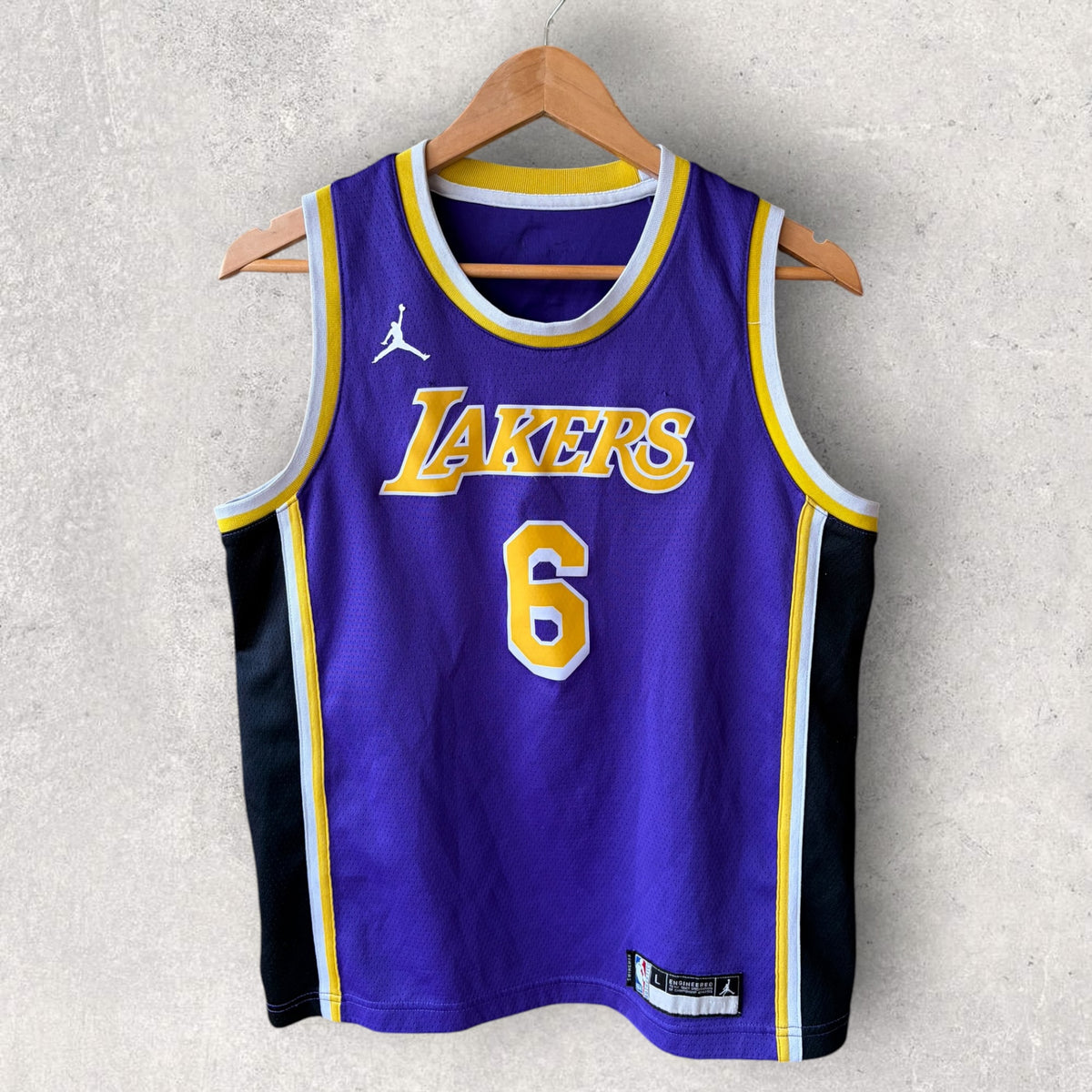 LeBron James Los Angeles Lakers LA Nike NBA Swingman Kids Basketball Jersey
