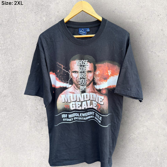 ANOTHONY MUNDINE VS DANIEL GEALE BOXING PROMOTION SHIRT