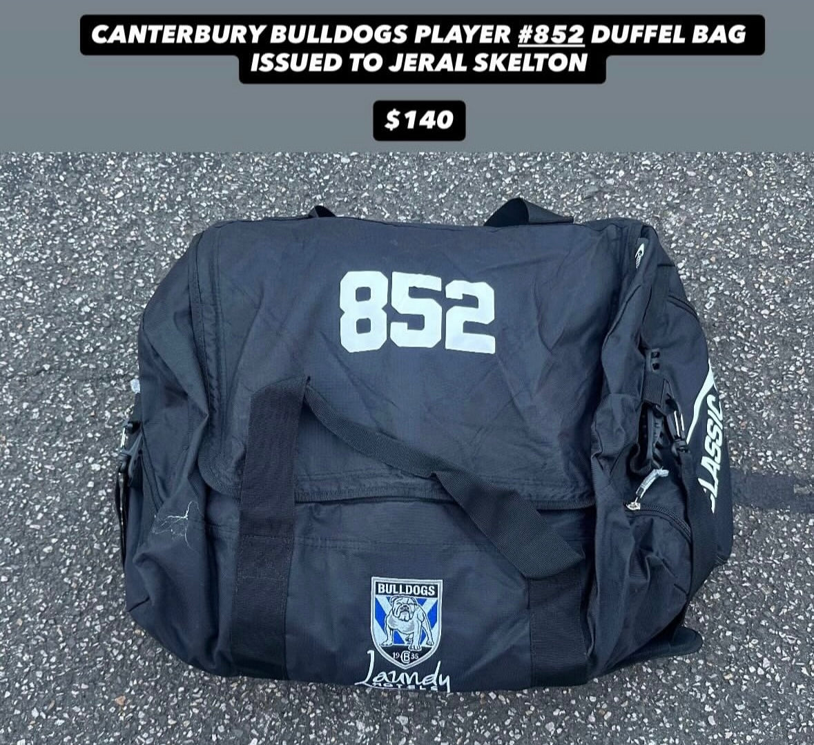BULLDOGS DUFFEL