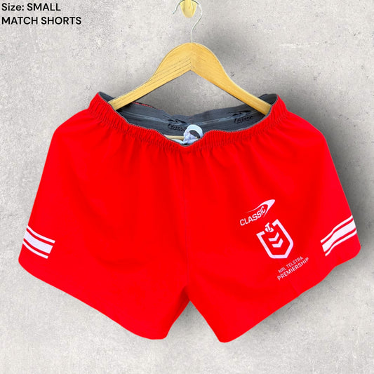 ST GEORGE ILLAWARRA DRAGONS CLASSIC RED MATCH SHORTS