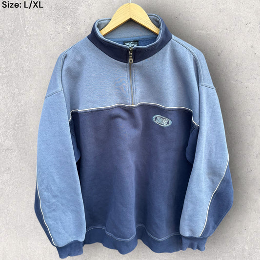 HANG TEN VINTAGE QUARTER ZIP JACKET