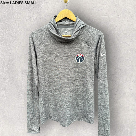 WASHINGTON WIZARDS WOMENS NIKE DRI-FIT HOODED TOP