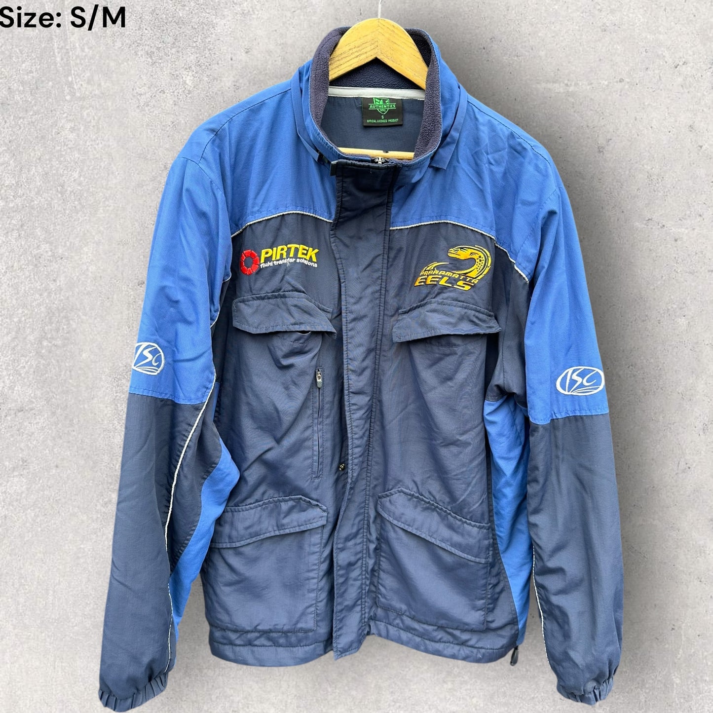 Parramatta Eels ISC Vintage Full Zip Nrl Jacket