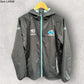 CRONULLA SHARKS X-BLADES BLACK WINDBREAKER HOODED JACKET PLAYER ISSUED