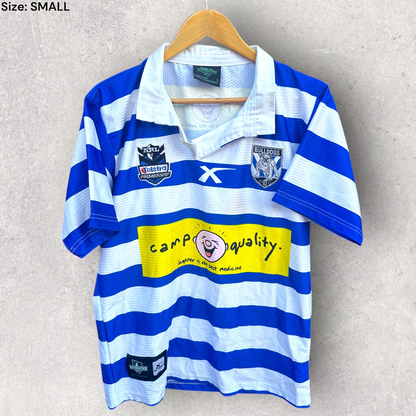 CANTERBURY BULLDOGS 2010 TRAIL JERSEY