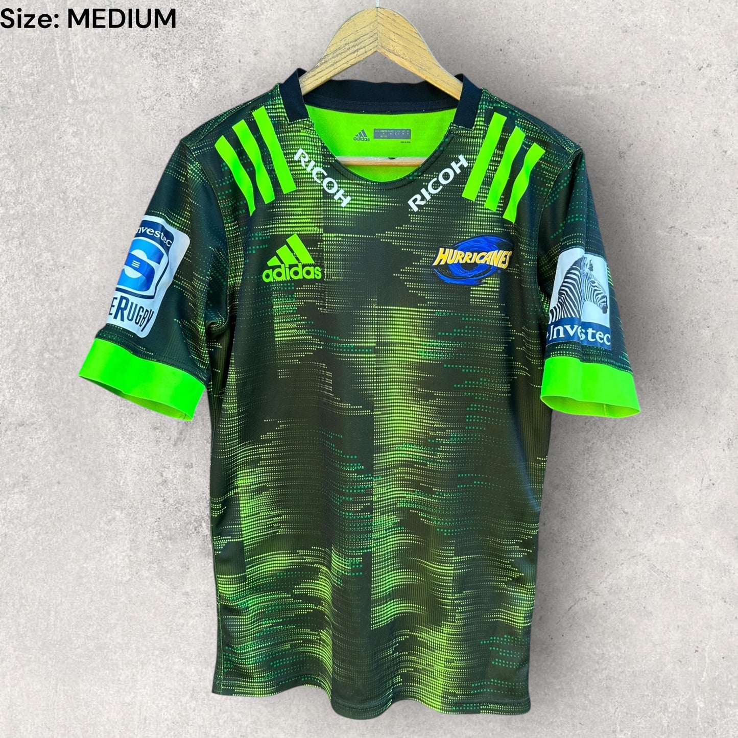 WELLINGTON HURRICANES ADIDAS SUPER RUGBY JERSEY