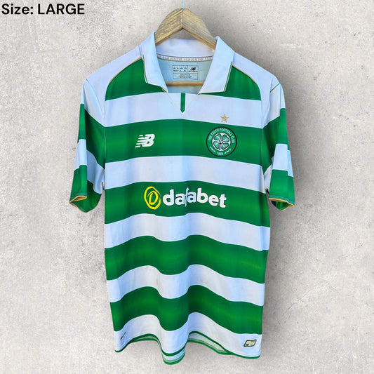 Celtic 2016-2017 Home New Balance Scottish Premiership Football Jersey