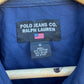 RALPH LAUREN POLO HALF ZIP BLUE WINDBREAKER HOODED JACKET