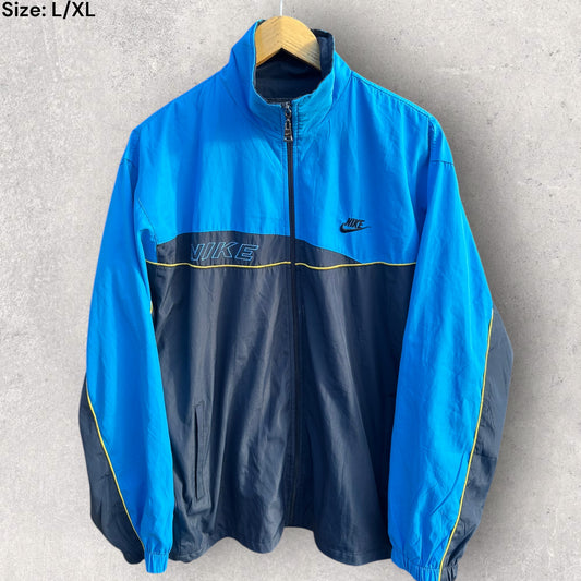 NIKE BLUE VINTAGE WINDBREAKER JACKET