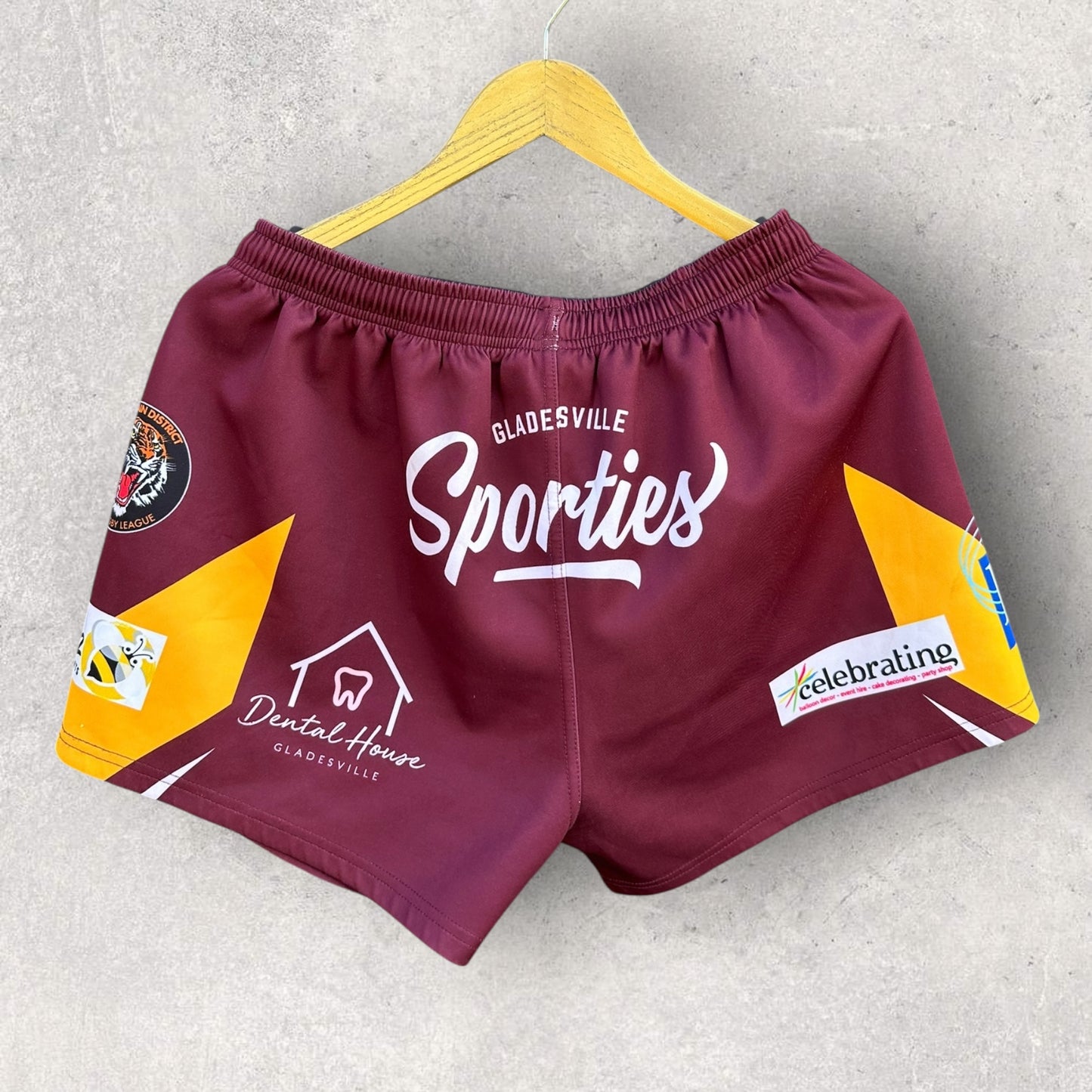 HOLY CROSS RHINOS STEEDAN MATCH SHORTS RUGBY LEAGUE