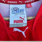 SYDNEY SWANS PUMA VINTAGE ON FIELD LONG SLEEVE KIDS GUERNSEY