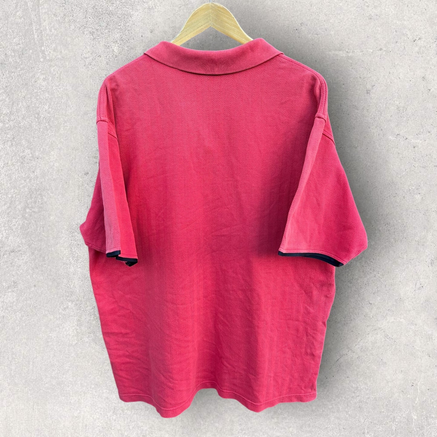 STADE TOULOUSE NIKE VINTAGE SHORT SLEEVE RUGBY UNION RED POLO SHIRT