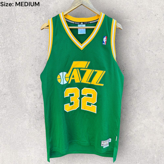 Karl Malone Utah Jazz 2012 Adidas Hardwood Classic NBA Jersey