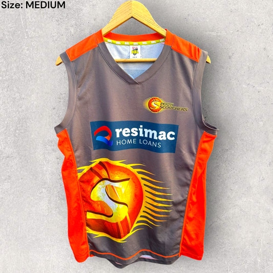 PERTH SCORCHERS BBL CRICKET TRAINING SINGLET