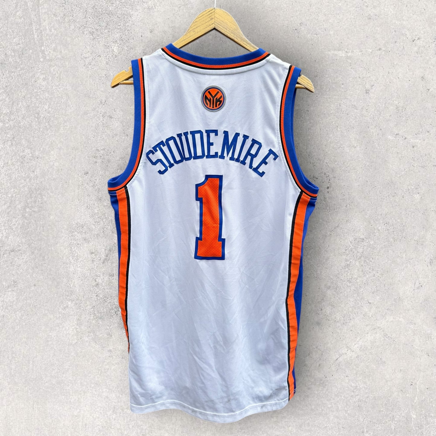AMARE STOUDEMIRE NEW YORK KNICKS 2012 ADIDAS SWINGMAN NBA JERSEY