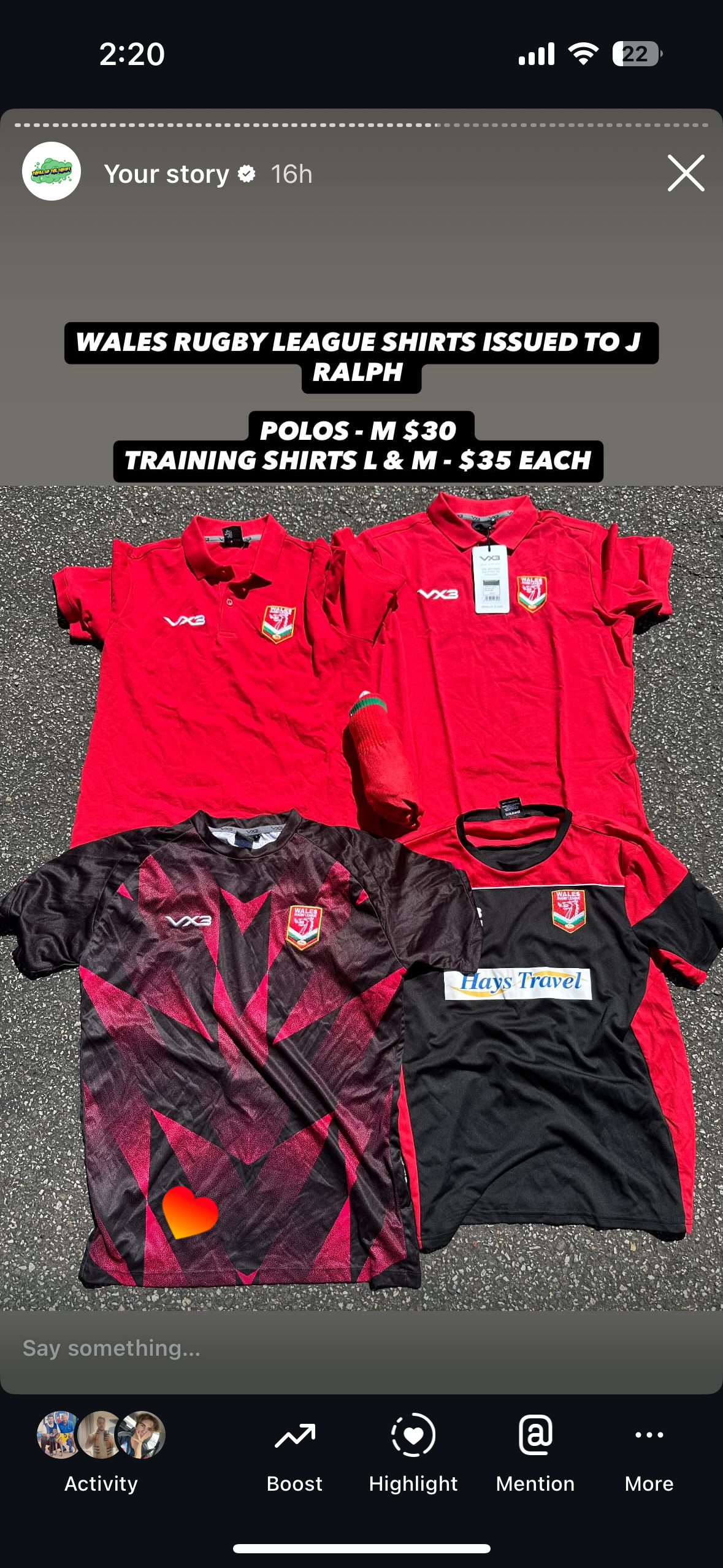 WALES GEAR FOR J.E