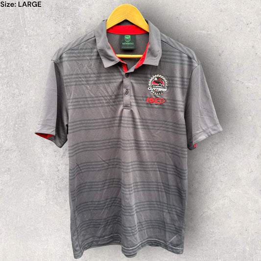 ILLAWARRA CUTTERS ISC GREY POLO SHIRT