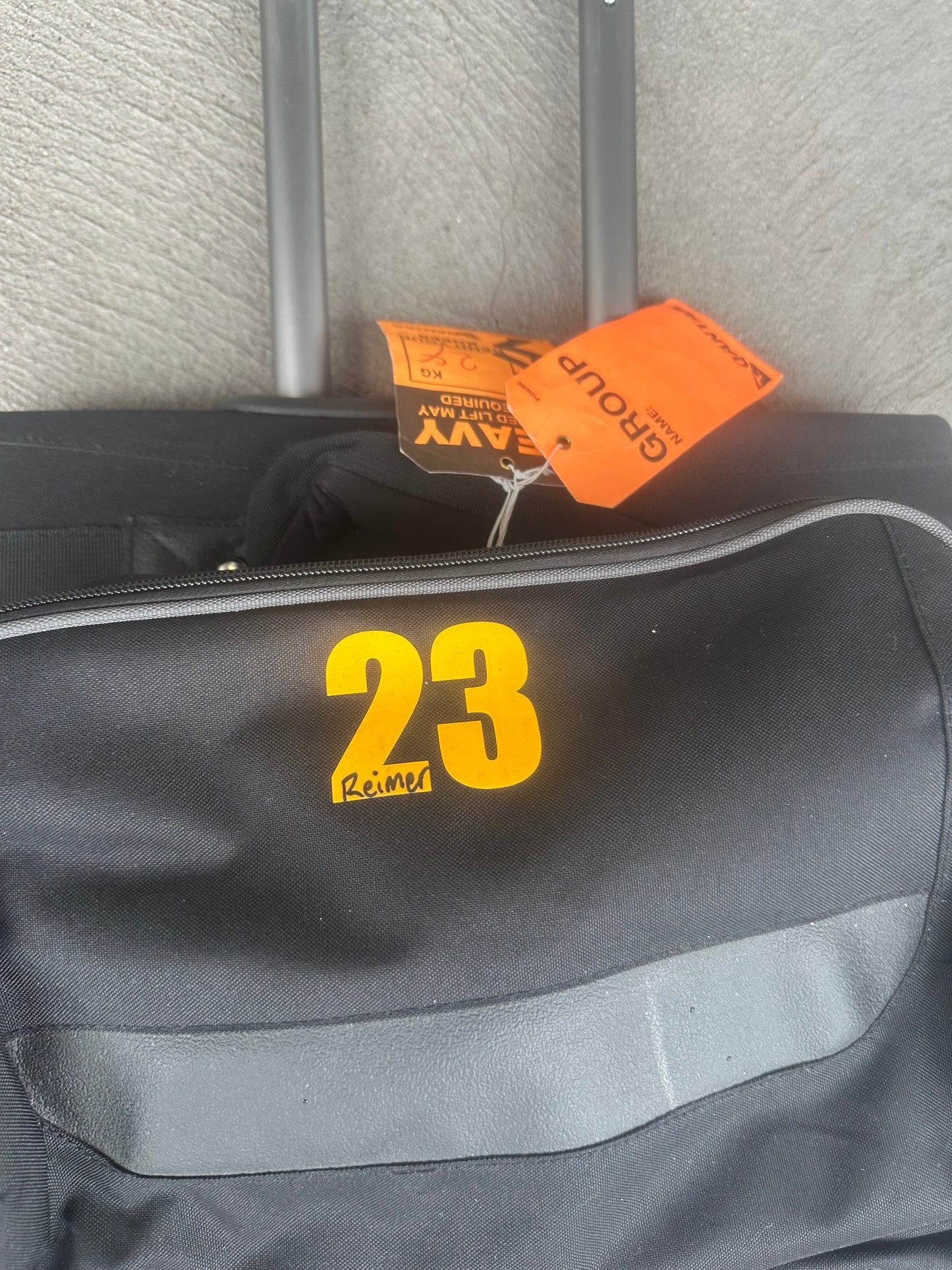 Australian Wallabies Player Used International Travel Suitcase Rugby Union