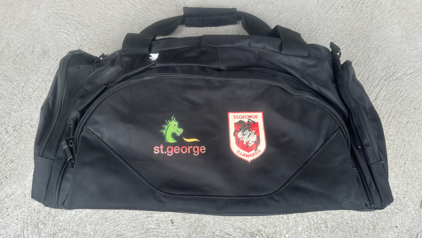 St George Illawarra Dragons Player Carry On Bag Issued to Poasa Faamausili