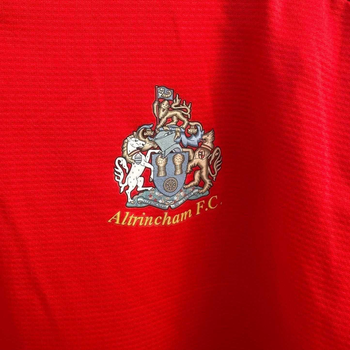 ALTRINCHAM FC PUMA RED FOOTBALL JACKET