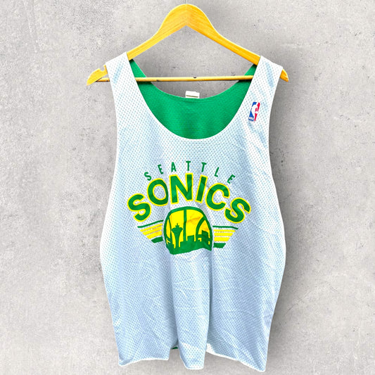SEATTLE SUPERSONICS MITCHELL & NESS REVERSE NBA JERSEY