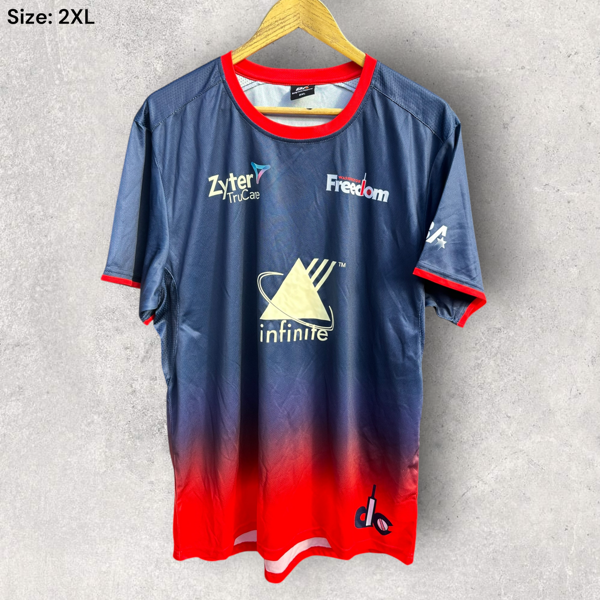 Washington Freedom Major League Cricket MLC Player Issued Training Shirt