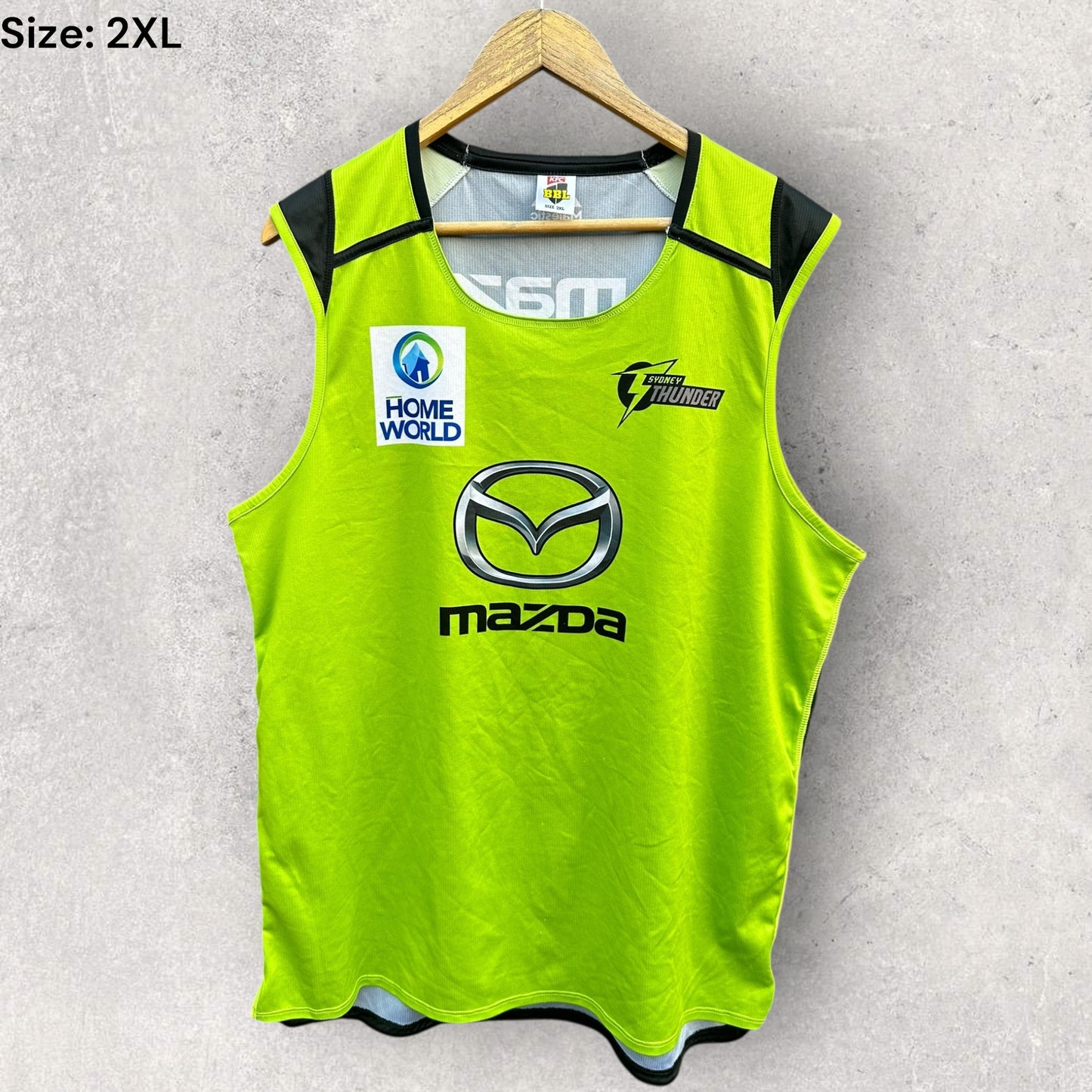 Sydney Thunder BBL Cricket Green Training Singlet