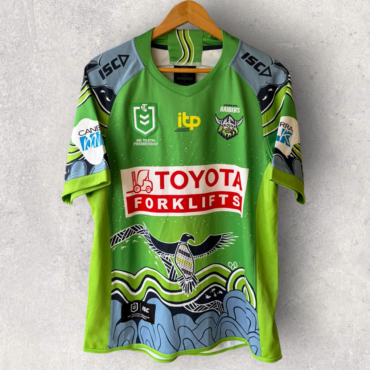 Canberra Raiders 2021 Indigenous ISC Rugby League Jersey