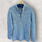 RODD & GUNN EUROPEAN YARN 100% WOOLEN QUARTER ZIP JUMPER