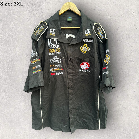 Holden Motorsport Real Ice Break Racing Attitude Clothing Track Side Mechanical Shirt