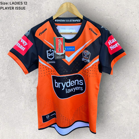 WESTS TIGERS NRLW SOPHIE CURTAIN 2024 PLAYER ISSUED MATCH SPARE JERSEY