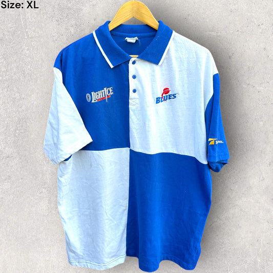 NSW SPEED BLITZ BLUES CRICKET FOSTERS LIGHT ICE COTTON TRAINING JERSEY