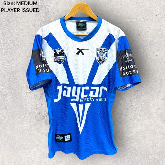 CANTERBURY BULLDOGS 2010 AWAY JERSEY PLAYER ISSUED TO LUKE PATTEN