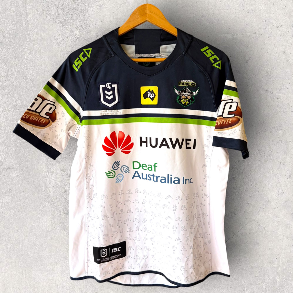 Canberra Raiders 2019 Deaf / Charity ISC Rugby League Jersey