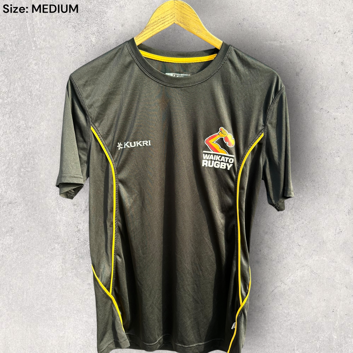 Waikato Chiefs Kukri Rugby Union Black Training Shirt