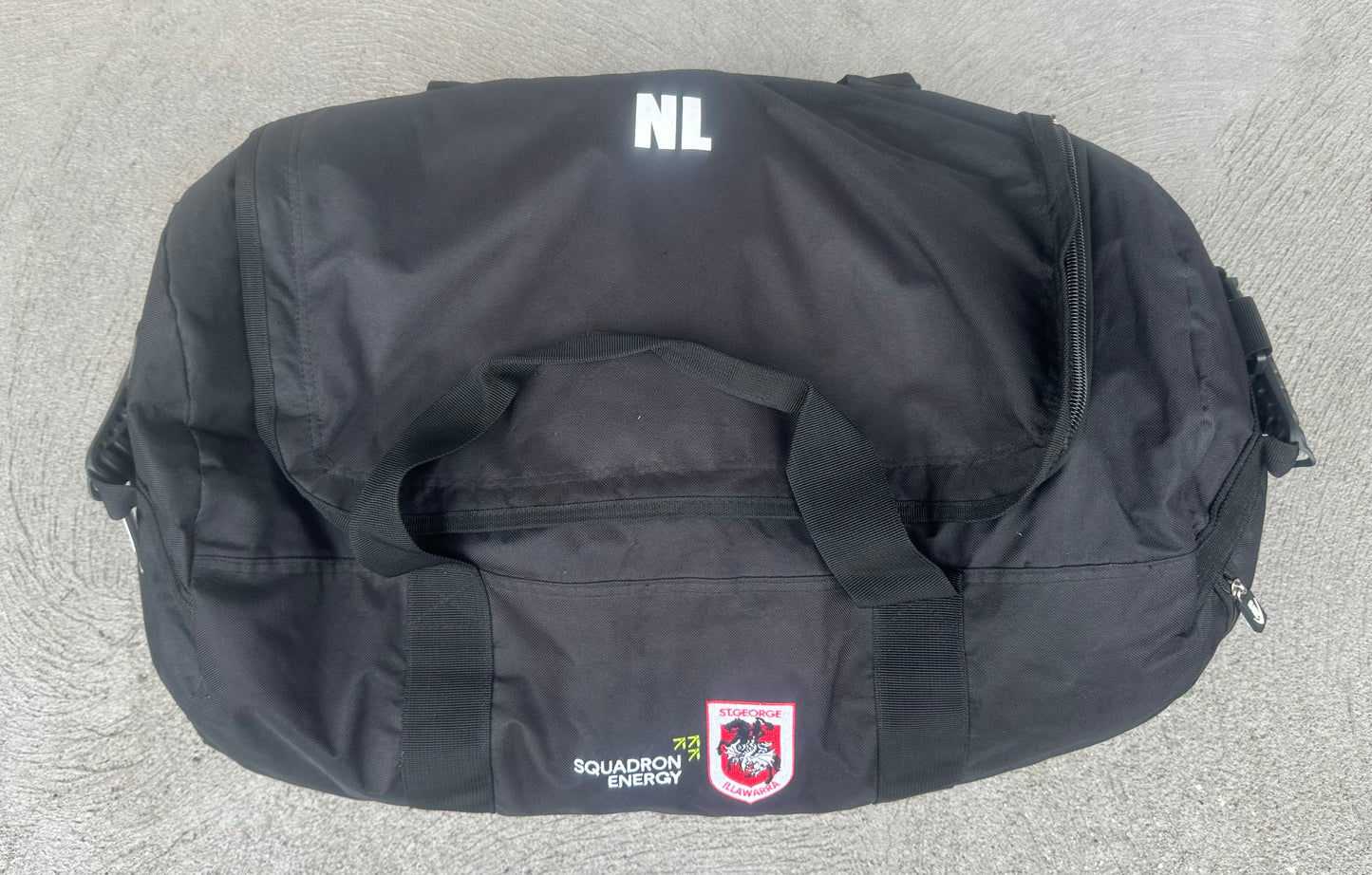 St George Illawarra Dragons Nathan Lawson Player Issued Gym / Duffel Bag