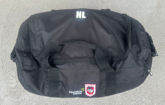 St George Illawarra Dragons Nathan Lawson Player Issued Gym / Duffel Bag