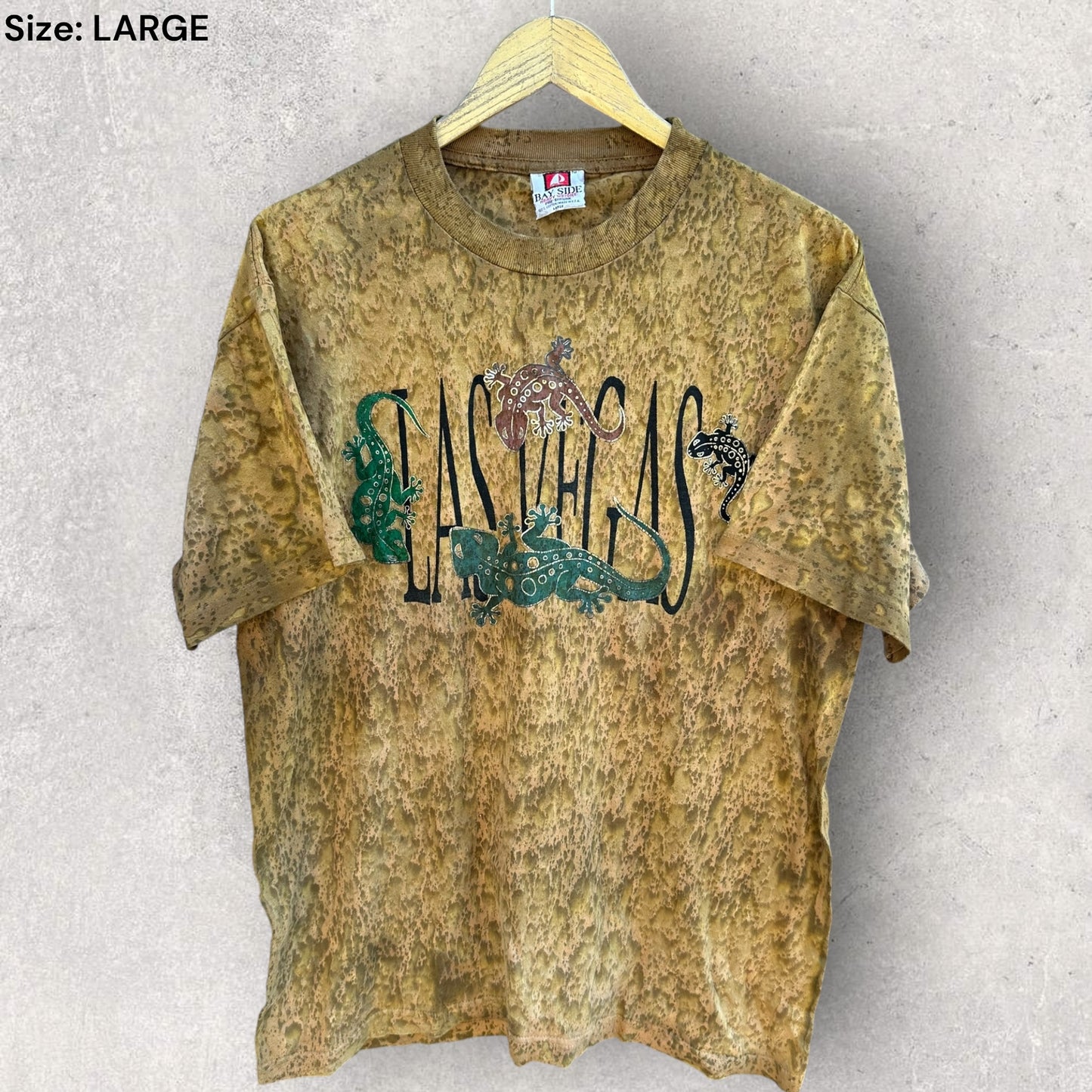 LAS VEGAS VINTAGE GHECKO CAMO SHORT SLEEVE SHIRT