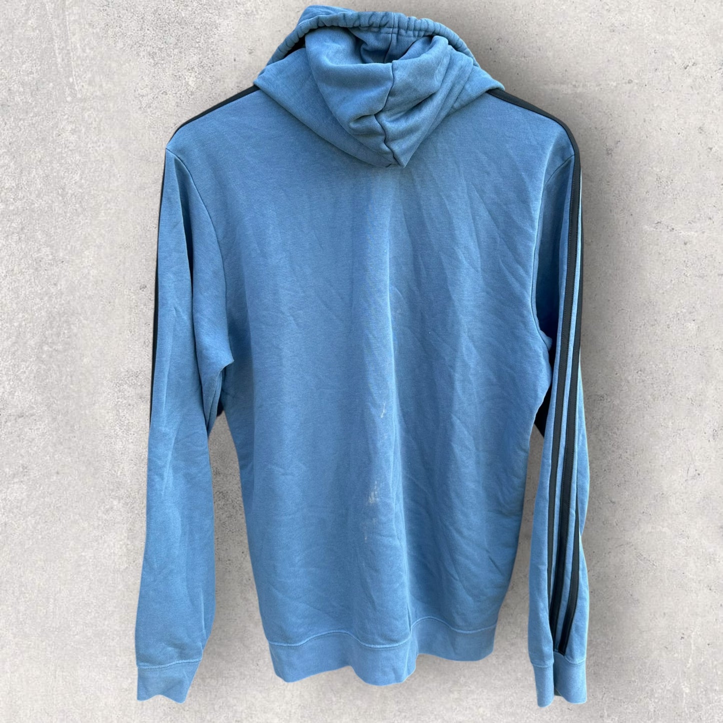 New Zealand All Blacks Adidas Blue Full zip Hooded Rugby Union Jumper