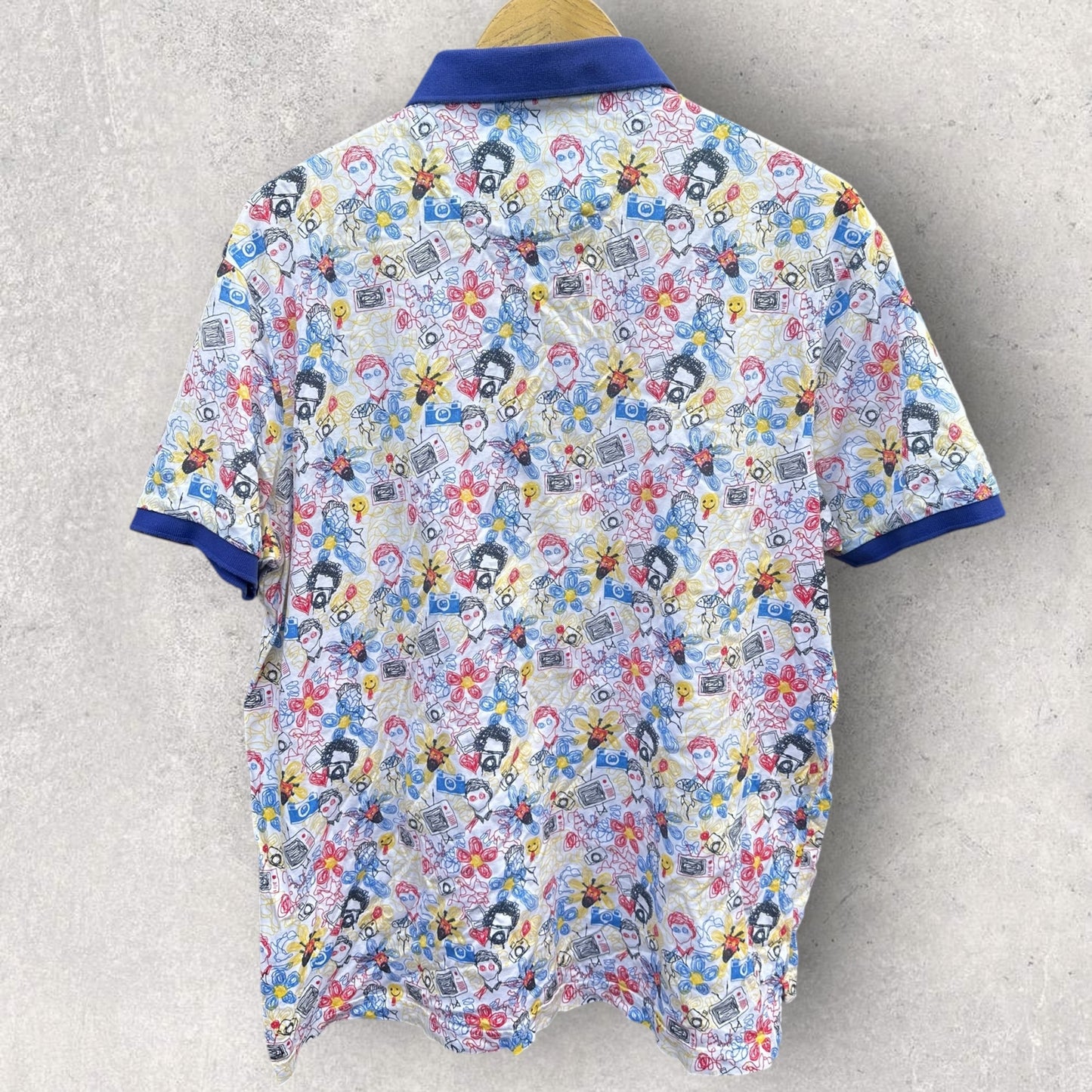 Simon Carter London Short Sleeved Graphic Polo Shirt