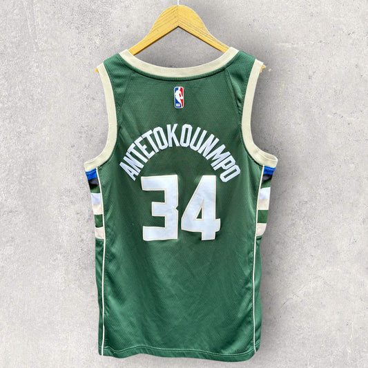 GIANNIS ANTETOKOUNMPO MILWAUKEE BUCKS NIKE NBA JERSEY