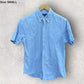 RALPH LAUREN POLO BLUE SHORT SLEEVE BUTTON UP SHIRT