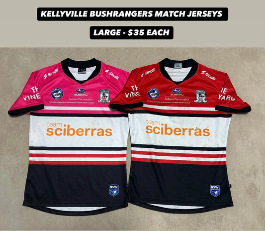 BUSHRANGERS JERSEYS X2