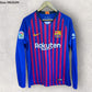 BARCELONA FC 2018-2019 HOME LONG SLEEVE NIKE FOOTBALL JERSEY
