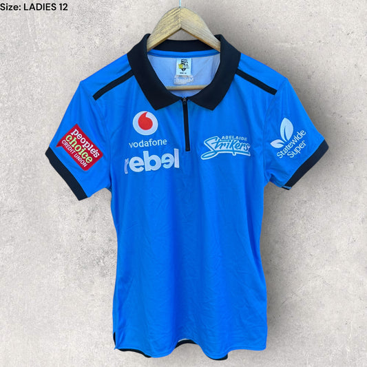 ADELAIDE STRIKERS WBBL PLAYER ISSUED MEDIA POLO AJ WELLINGTON