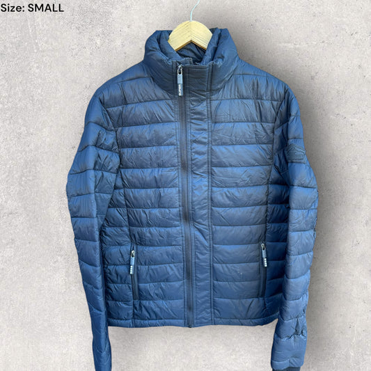 SUPERDRY BLACK PUFFER JACKET