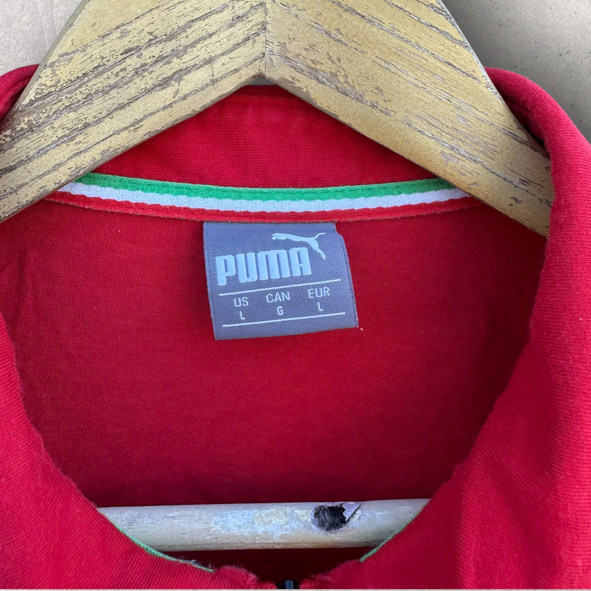 Ferrari x Puma Short Sleeve Red Polo Motorsport Shirt